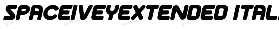 SpaceIveyExtended Italic字体转换
